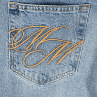 CULTUREWISE TWO STROKE SAINTS PANTALONES FLARE LIGHT DENIM JEAN AZUL