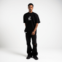 AURUM METROPOLIS III PIGEONS 2.0 CAMISETA SEMI OVERSIZED NEGRA