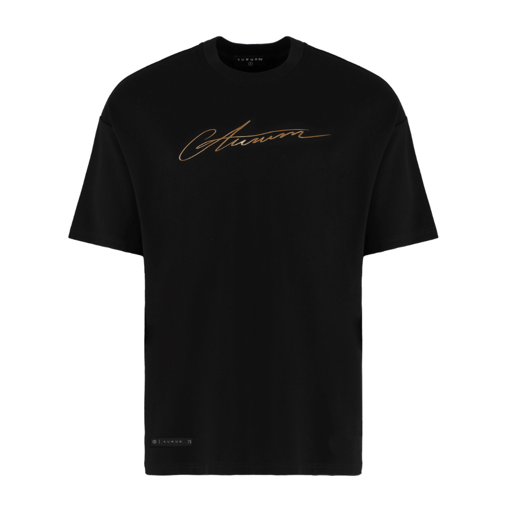 AURUM METROPOLIS III ROME CAMISETA OVERSIZED NEGRA