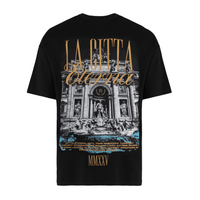 AURUM METROPOLIS III ROME CAMISETA OVERSIZED NEGRA