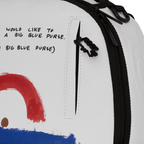 MORRAL SPRAYGROUND KEITH HARING BIG BLUE PURSE ART BACKPACK