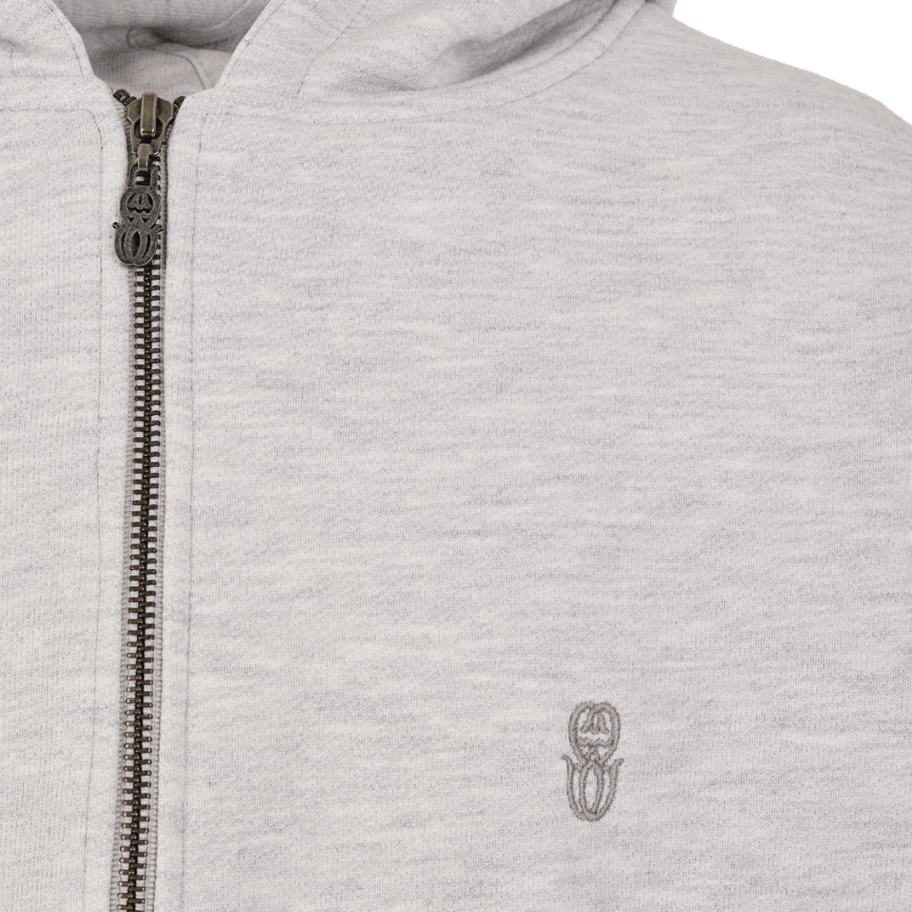 SINNERS MONOGRAM BUZO DE CIERRE GRIS