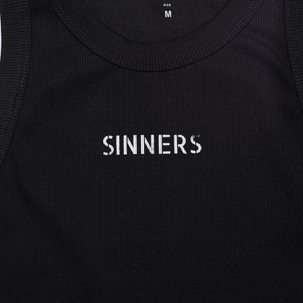 SINNERS TANK TOP MUJER NEGRO