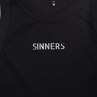 SINNERS TANK TOP MUJER NEGRO