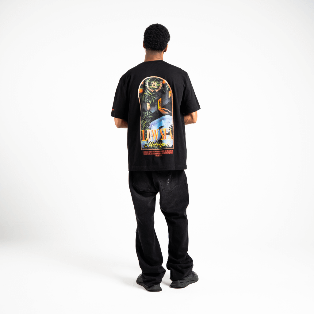 AURUM METROPOLIS III BAHAMAS CAMISETA OVERSIZED NEGRA