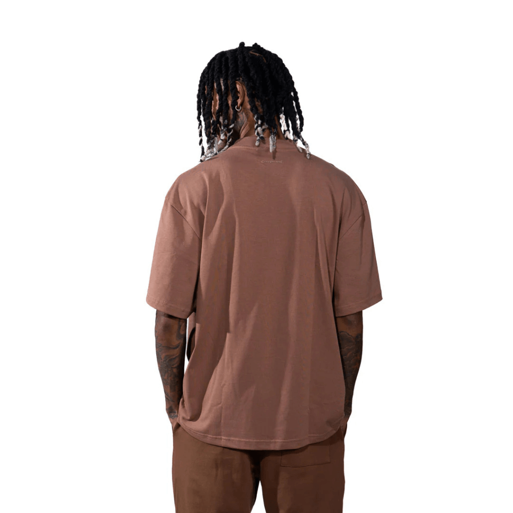 CREEP BRAND CAMISETA OVERSIZE BASICS CHROME V2 CAFE