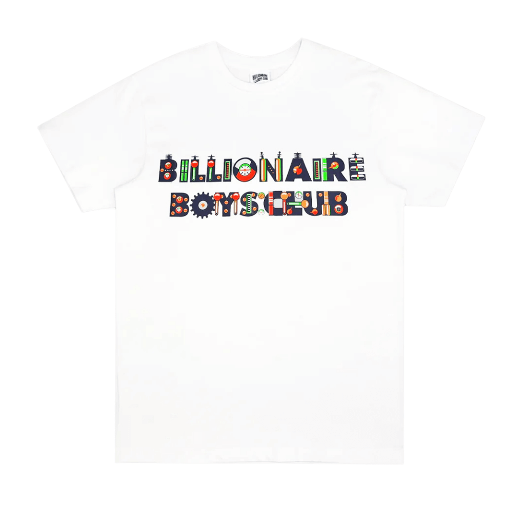 BILLIONAIRE BOYS CLUB MECHANICS CAMISETA BLANCA
