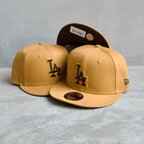 NEW ERA 9FIFTY MLB LA DODGERS LOSDOD PAN TAN GORRA AJUSTABLE CAFE