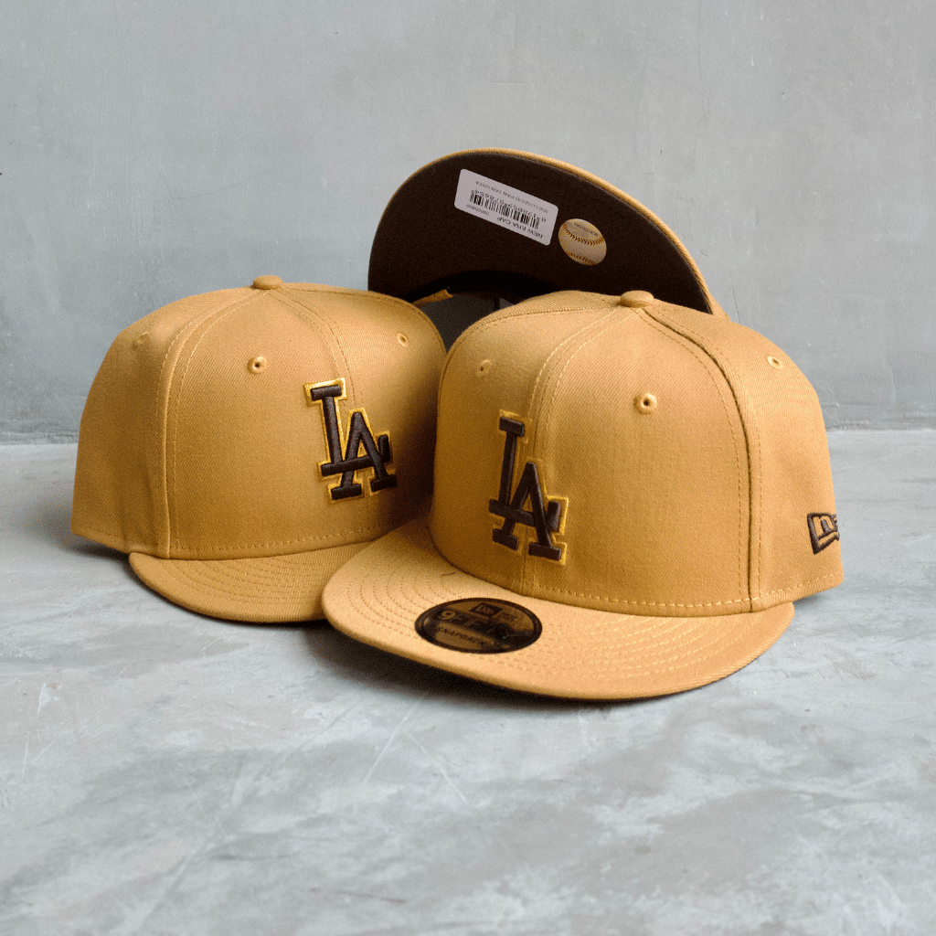 NEW ERA 9FIFTY MLB LA DODGERS LOSDOD PAN TAN GORRA AJUSTABLE CAFE