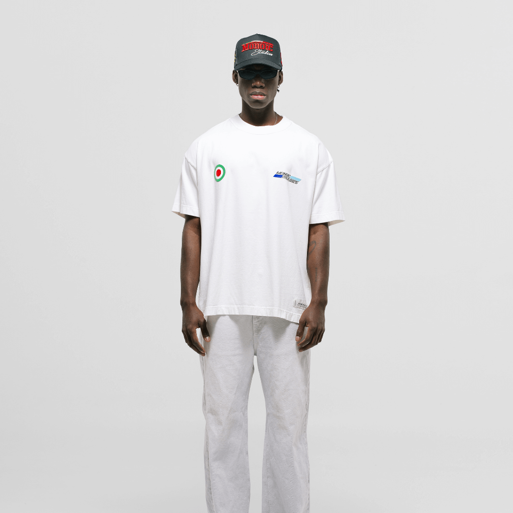 MONOIC TUTTO BENE I CAMISETA OVERSIZED VESPA BLANCO HUESO