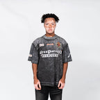 CREEP BRAND RELIQUIES NOIR CAMISETA OVERSIZE GRIS OSCURA