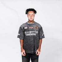 CREEP BRAND RELIQUIES NOIR CAMISETA OVERSIZE GRIS OSCURA