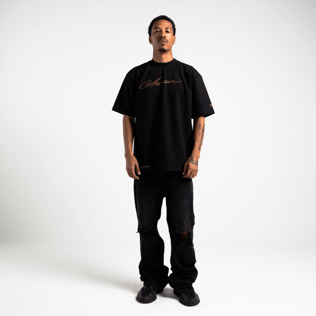 AURUM METROPOLIS III ROME CAMISETA OVERSIZED NEGRA