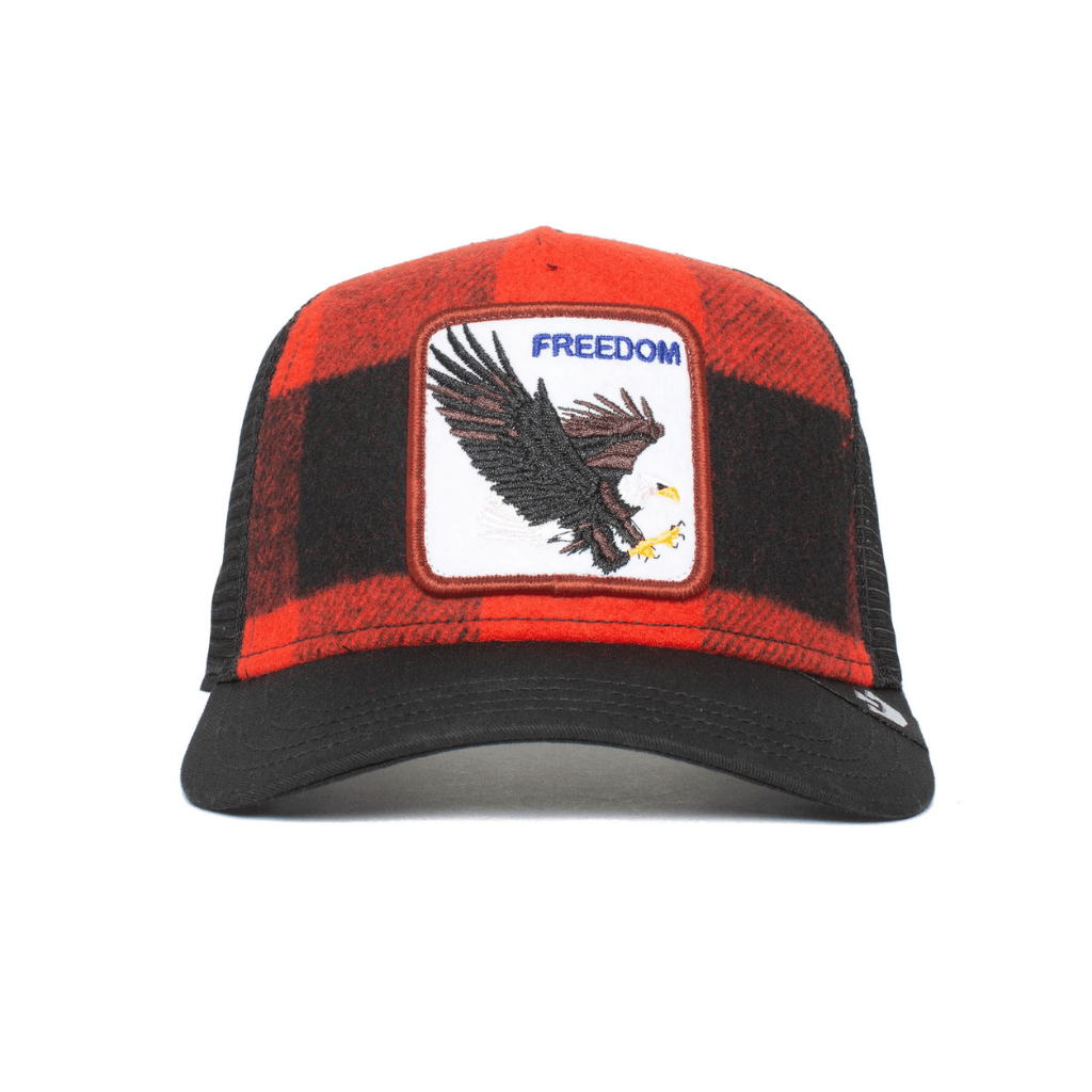 GOORIN BROS AGUILA SKI FREE GORRA CAMIONERA AJUSTABLE ROJA