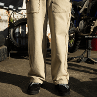 CULTUREWISE TWO STROKE SAINTS PANTALONES BAGGY ARENA BEIGE