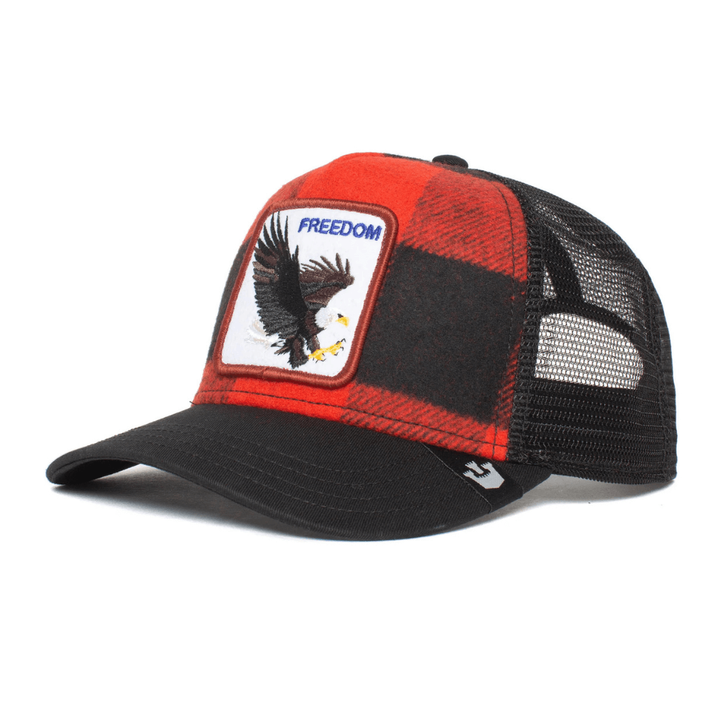 GOORIN BROS AGUILA SKI FREE GORRA CAMIONERA AJUSTABLE ROJA