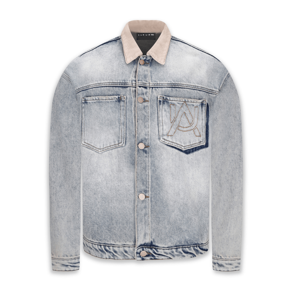 AURUM STARS I STAR DENIM  CHAQUETA BOXI FIT AZUL