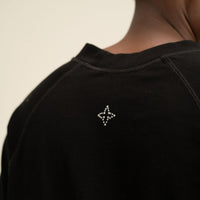 AP CROWN FIAT LUX SANCTUS BLACK PULLOVER MANGA LARGA OVERSIZE NEGRO