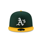NEW ERA 9FIFTY MLB OAKLAND ATHLETICS GORRA AJUSTABLE VERDE / AMARILLO