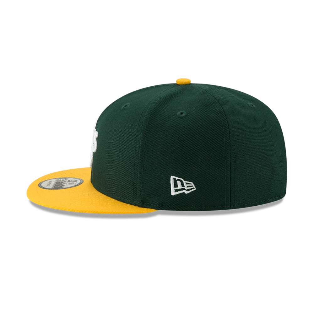 NEW ERA 9FIFTY MLB OAKLAND ATHLETICS GORRA AJUSTABLE VERDE / AMARILLO