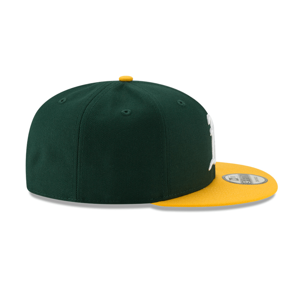 NEW ERA 9FIFTY MLB OAKLAND ATHLETICS GORRA AJUSTABLE VERDE / AMARILLO