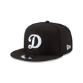 NEW ERA 9FIFTY MLB LOS ANGELES DODGERS BASIC D GORRA AJUSTABLE NEGRA