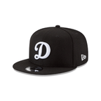 NEW ERA 9FIFTY MLB LOS ANGELES DODGERS BASIC D GORRA AJUSTABLE NEGRA