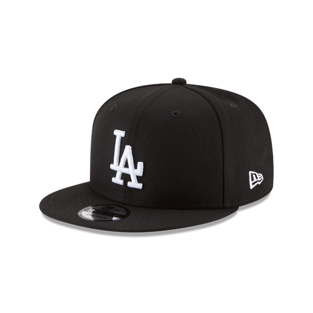 NEW ERA 9FIFTY MLB CLASICA LA DODGERS GORRA AJUSTABLE NEGRA LOGO BLANCO