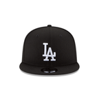 NEW ERA 9FIFTY MLB CLASICA LA DODGERS GORRA AJUSTABLE NEGRA LOGO BLANCO