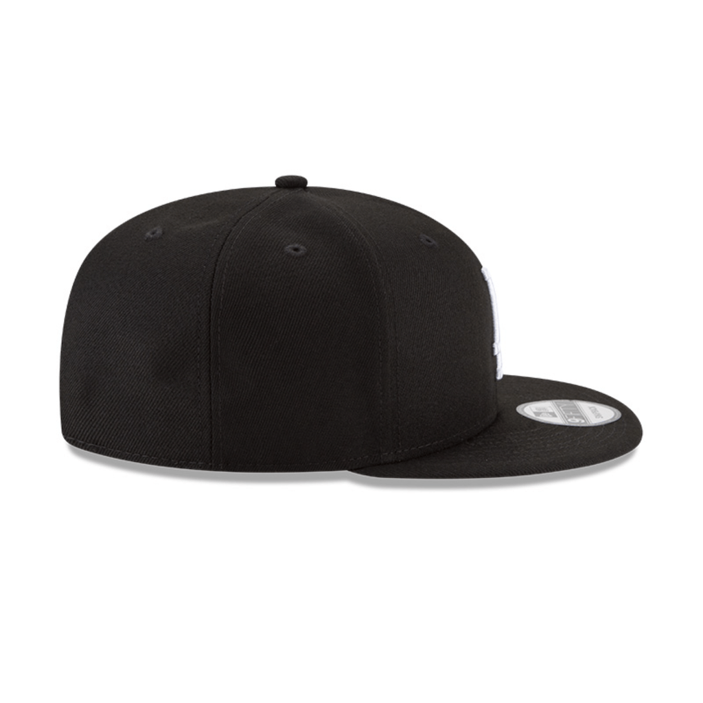 NEW ERA 9FIFTY MLB CLASICA LA DODGERS GORRA AJUSTABLE NEGRA LOGO BLANCO