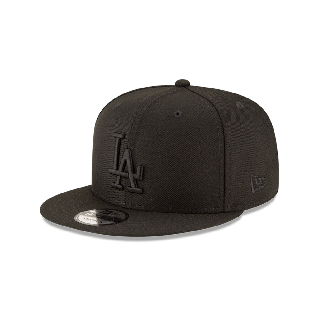 NEW ERA 9FIFTY MLB BASICA LA DODGERS GORRA AJUSTABLE NEGRA CON NEGRO