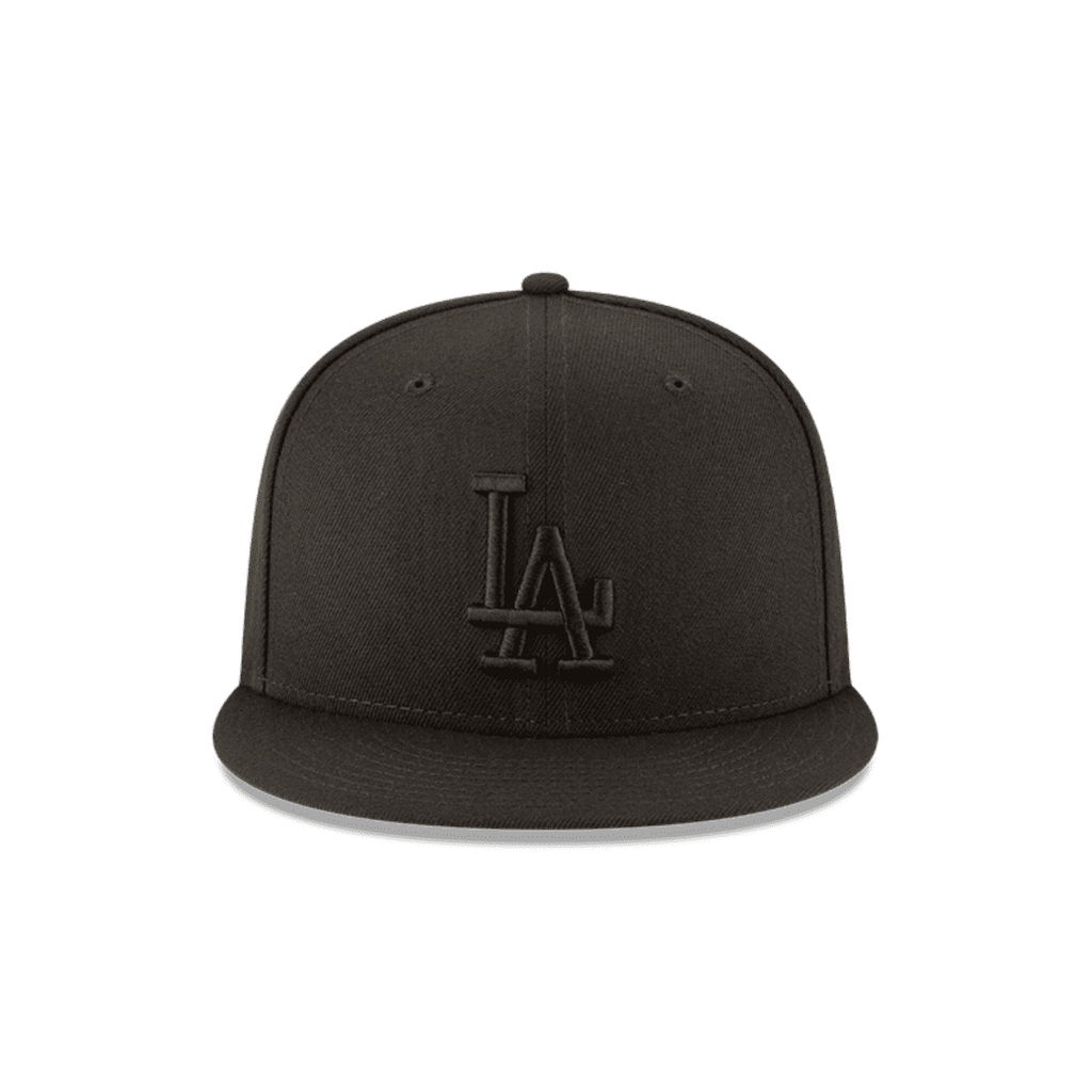 NEW ERA 9FIFTY MLB BASICA LA DODGERS GORRA AJUSTABLE NEGRA CON NEGRO