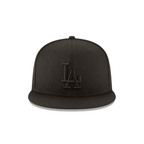 NEW ERA 9FIFTY MLB BASICA LA DODGERS GORRA AJUSTABLE NEGRA CON NEGRO