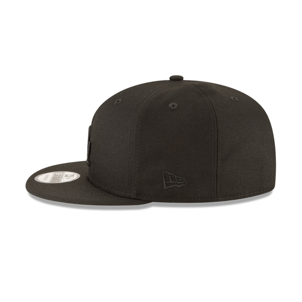 NEW ERA 9FIFTY MLB BASICA LA DODGERS GORRA AJUSTABLE NEGRA CON NEGRO