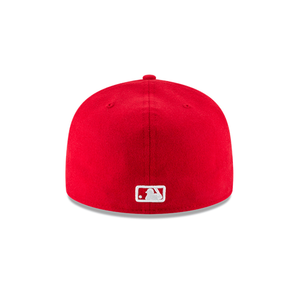 NEW ERA 59FIFTY MLB NY YANKES GORRA BASICA CERRADA ROJA LOGO BLANCO