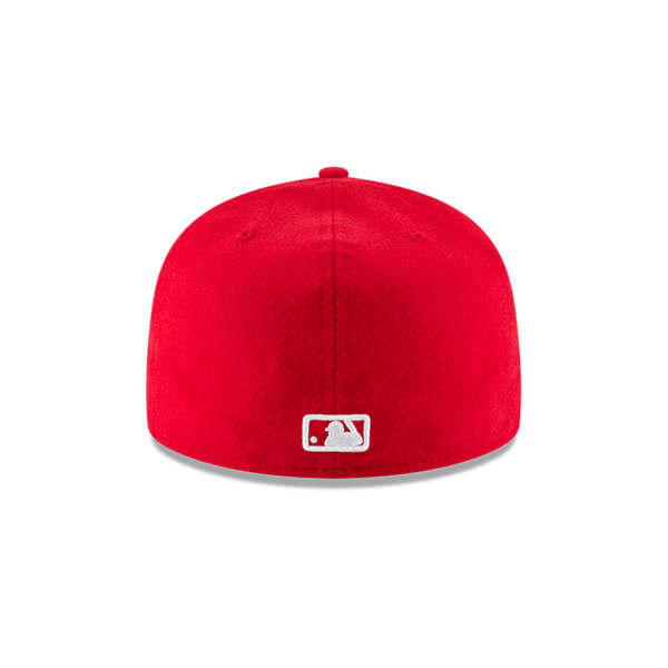 NEW ERA 59FIFTY MLB NY YANKES GORRA BASICA CERRADA ROJA LOGO BLANCO