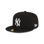 NEW ERA 59FIFTY MLB NY YANKEES GORRA CERRADA CLASICA NEGRA LOGO BLANCO