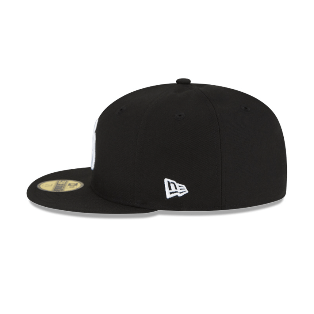 NEW ERA 59FIFTY MLB NY YANKEES GORRA CERRADA CLASICA NEGRA LOGO BLANCO