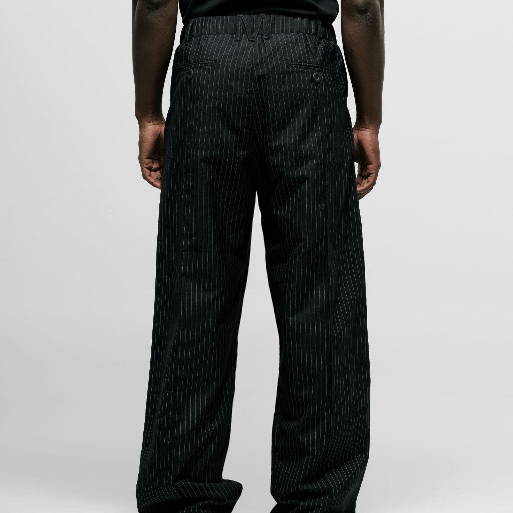 MONOIC TUTTO BENE 2 STRIPED PANTALON TROUSER NEGRO OSCURO