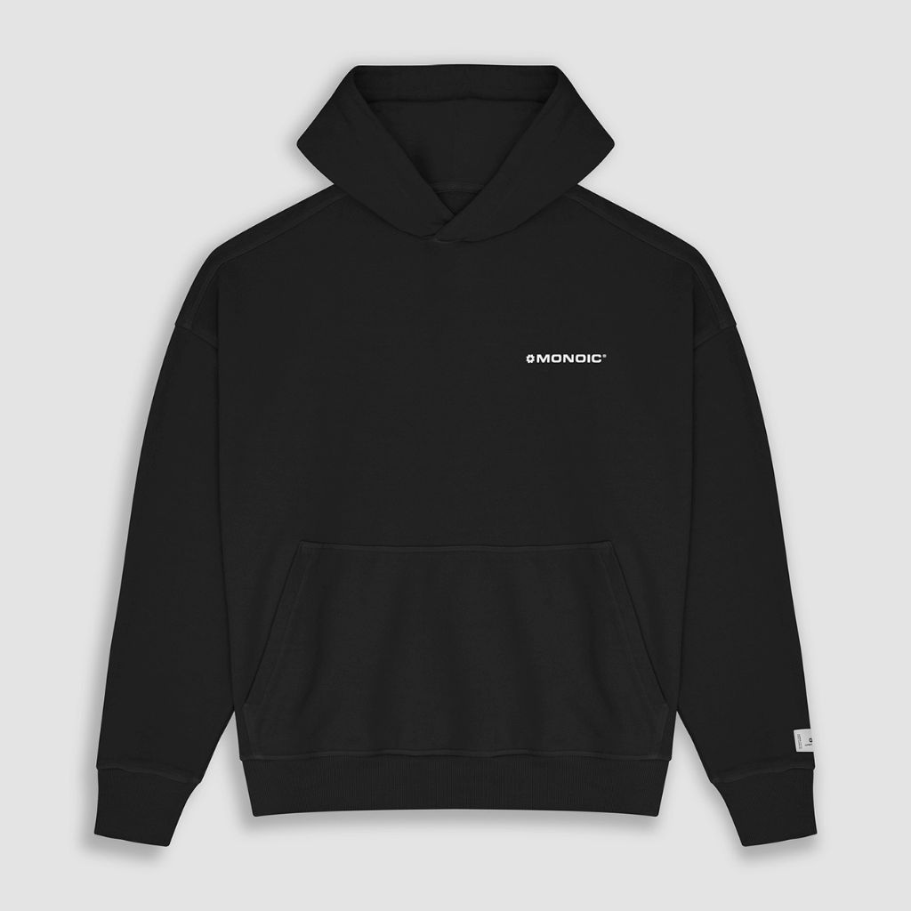 MONOIC TIMELESS V2 BUZO OVERSIZED NEGRO