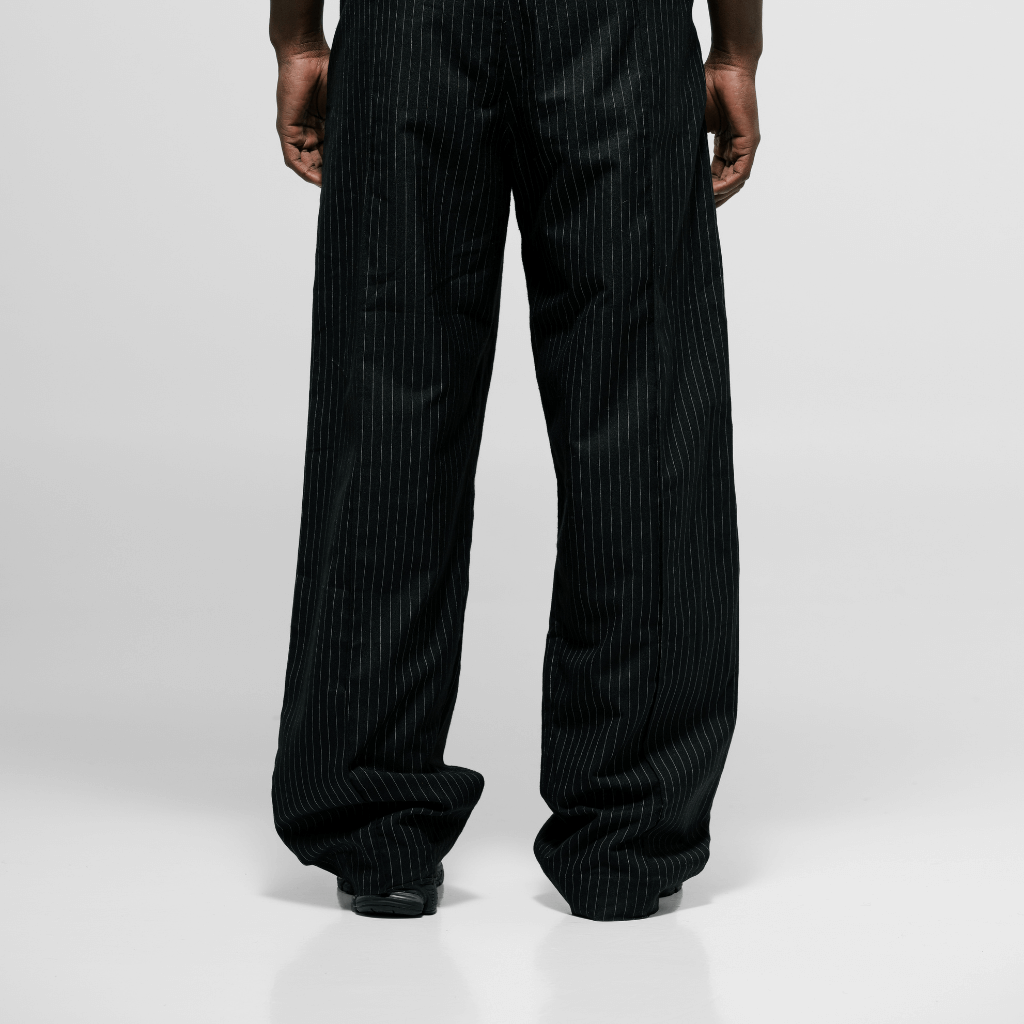 MONOIC TUTTO BENE 2 STRIPED PANTALON TROUSER NEGRO OSCURO