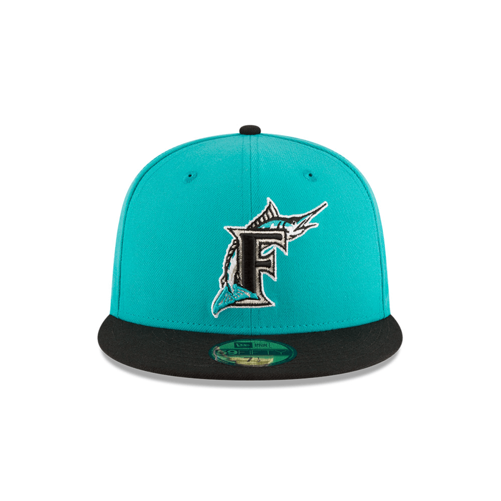 NEW ERA 59FIFTY MLB FLORIDA MARLINS 97 WORLD SERIES GORRA CERRADA AZUL