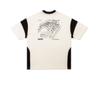 AP CROWN GODS LANGUAGE HEBREW CAMISETA OVERSIZE MARFIL