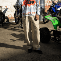 CULTUREWISE TWO STROKE SAINTS PANTALONES BAGGY ARENA BEIGE