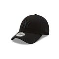 NEW ERA 9FORTY MLB NEW YORK YANKEES BLACK ON BLACK GORRA AJUSTABLE NEGRA