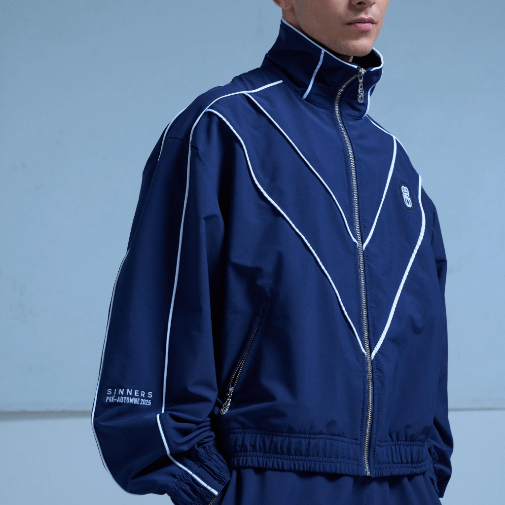 SINNERS TRACK CHAQUETA AZUL