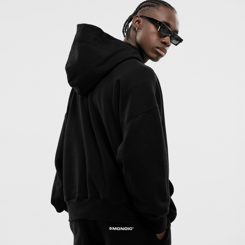 MONOIC TIMELESS V2 BUZO OVERSIZED NEGRO