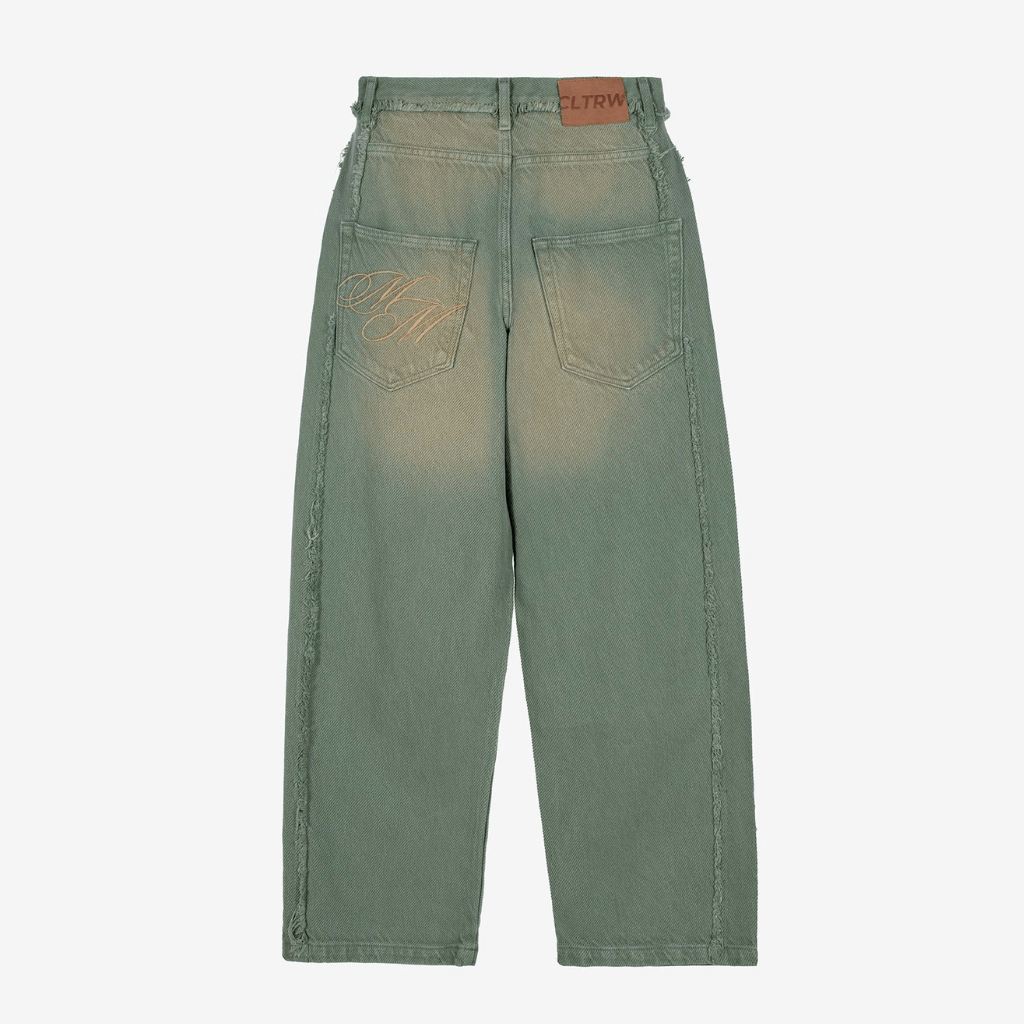 CULTUREWISE TWO STROKE SAINTS PANTALONES BAGGY VERDE