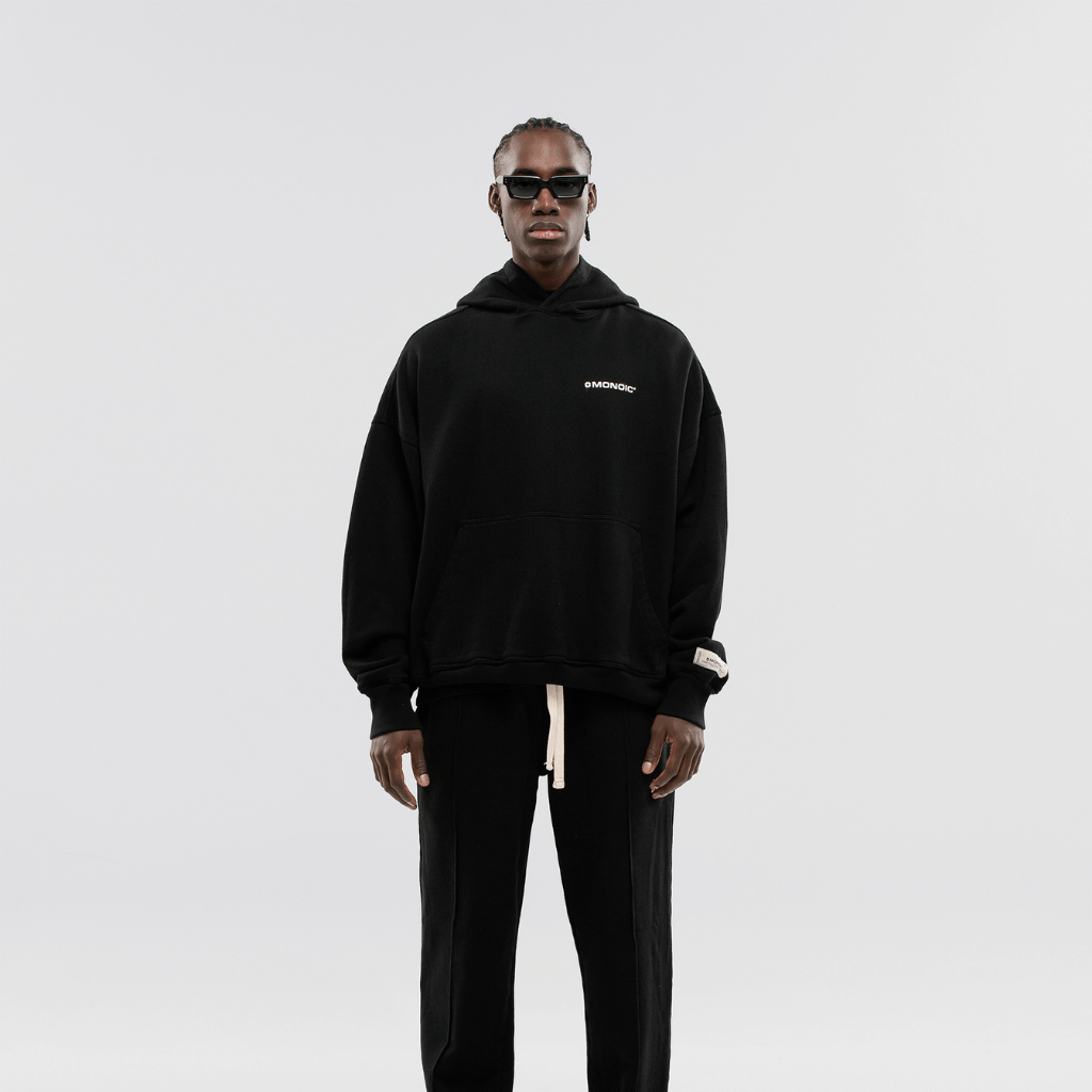 MONOIC TIMELESS V2 BUZO OVERSIZED NEGRO