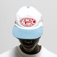 MONOIC TUTTO BENE 2 GORRA AJUSTABLE MILANO CREMA Y DENIM